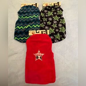 Bundle Of 3 Fuzzy Dog Sweaters Size L NWT